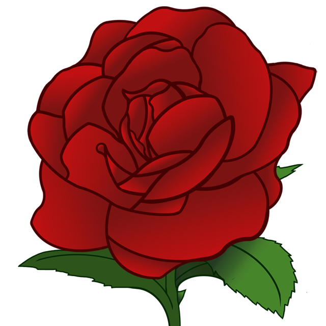 clipart rote rose - photo #8